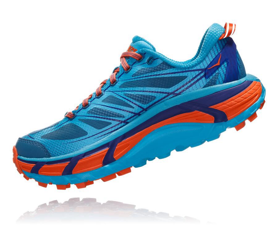 Zapatillas Trail Hoka One One Mujer - Mafate Speed 2 - Azules - IXN801265